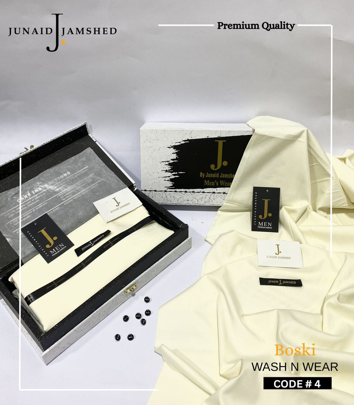 Premium J. Boski Fabric for Men | Luxury Boski D#04