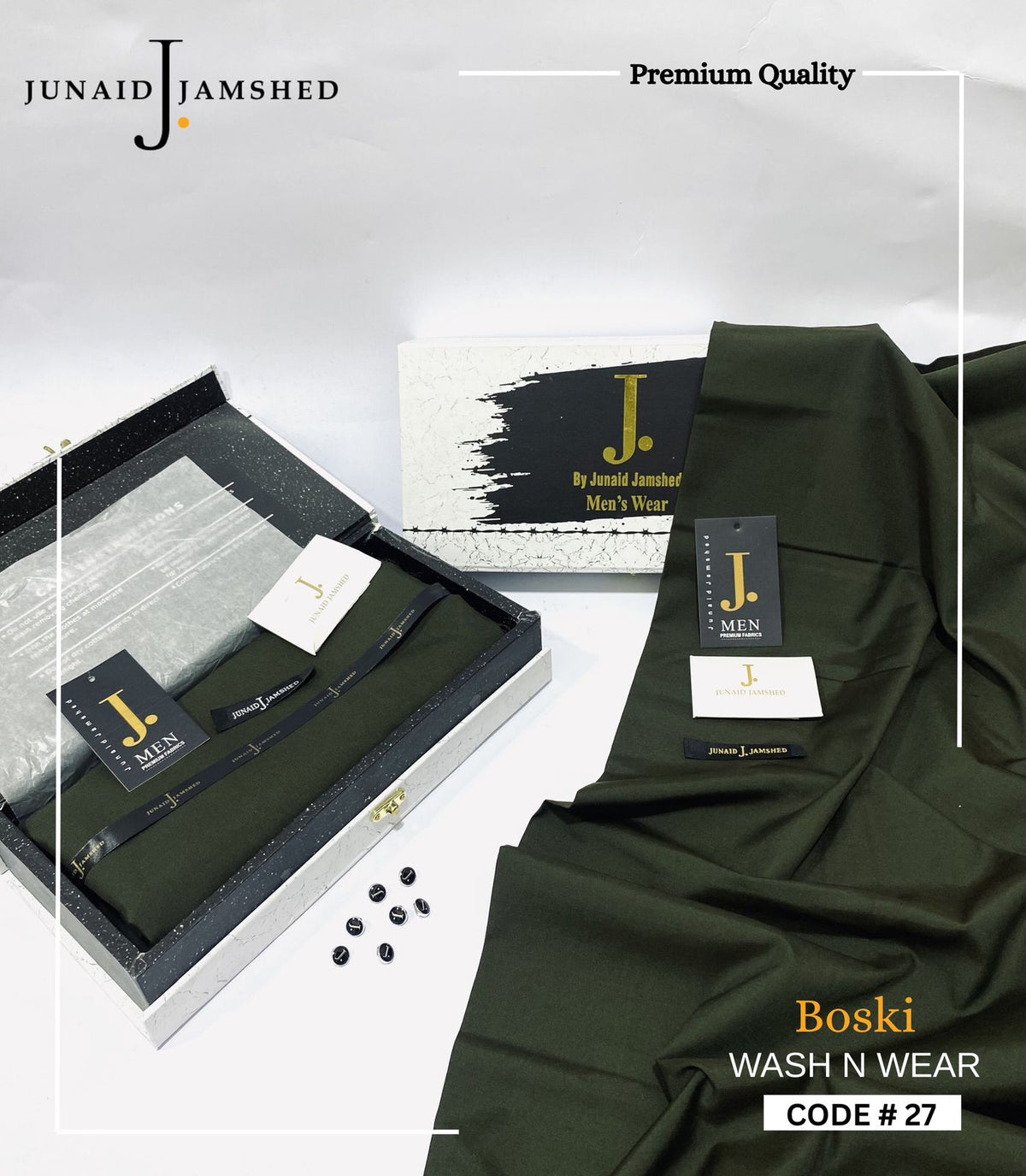 Premium J. Boski Fabric for Men | Luxury Boski D#27